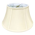 Royal Designs Shallow Drum Bell Billiotte Lamp Shade, Eggshell, 13 x 19 x 11.26 (BS-711-19EG)