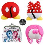 ZOSTLAND 3Pack Cute Red Pink Animal Protector USB Charger Saver Charging Data Earphone Line Protector Compatible with All iPhone 15 14 13 12 11 10 iPad iPod and Android Phones (3PCS HIPS)