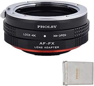 PHOLSY AF to FX Lens Mount Adapter with Aperture Control Ring Compatible with Sony A Minolta AF Lens to Fujifilm X Mount Camera Compatible with X-H2S, X-Pro3, X-T5, X-T4, X-S20, X-S10, X-T30II etc.