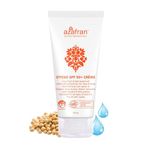 Azafran Organics D'fend SPF 50 Sunscreen, 100g, UVA/UVB Sun Protection & Body Lotion, Non-Greasy Moisturizer for Dry Skin, No White Cast, Water Resistant, Ideal Sunscreen for Oily Skin, Suitable for Men, Women & Kids of All Ages, For Body & Face