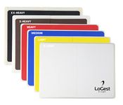 Logest Rebreakable Boards Martial Arts - Taekwondo Karate MMA Boards - Reusable Plastic Training Breaking Boards for Kids & Adults Available in 4 Levels (6 Levels Set - White Y B R B Black)