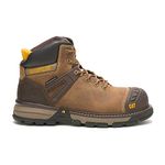 CAT Footwear Men's Excavator Superlite Waterproof Carbon Composite Toe CSA Safety Boot, Dark Beige, 12 W US