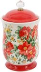 The Pioneer Woman Pioneer Vintage Floral Canister w/Acrylic Knob