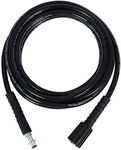 10M/32FT High Pressure Washer Hose, Click Bayonet to M22 & C-Clip Type Quick-Connect Replacement Hose Pressure Washer Drain Pipe Tube Extension Cleaning Kit for Karcher K2 K3 K4 K5 (6m)