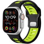 CeMiKa Compatible with Apple Watch Straps Ultra 2/Ultra 49mm 46mm 45mm 44mm 42mm Men, 26mm Adjustable Silicone Sport Loop Replacement Bands for iWatch Series 10 9 8 7 6 5 4 SE 3 2 1