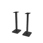 Kanto SP26PL Universal Speaker Floor Stands for Bookshelf Speakers | 26” Tall | Two Sizes Rotating Top Plate w/Foam Padding | Carpet & Hardwood Feet | Hidden Cables | ¼”-20 Mounting | Black | Pair