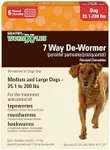 SENTRY Worm X Plus 7 Way DeWormer Large Dogs (6 count) Package may vary
