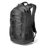 Eddie Bauer Stowaway Packable Backpack-Made from Ripstop Polyester, Onyx, 20L