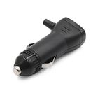 sourcingmap Black 12V 24V Car Cigarette Lighter Socket On Off Switch Plug Connector Adaptor