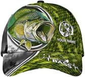 Custom Name Largemouth Bass Fishing