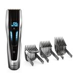 Philips Hairclipper Series 9000, Electric Shaver and Trimmer for Men, Digital Touch Control, Ultimate Power, Perfect Haircut, Titanium Blades, 400 Length Settings, 120 mins. of Cordless Use, Model HC9450/15