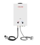 Propane Tankless Water Heater, GASLAND Outdoors BS211 8L 2.11 GPM Portable Gas Water Heater, Instant Propane Water Heater, RV Camping Water Heater, Overheating Protection, Easy to Install