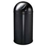 EKO Swing-Lid Rubbish Bin - 40 l - Matte Black