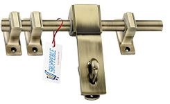 ARRI Shoppeble Eros 12 Inches Single & Double Door Aldrop,Door Latch,Fancy Aldrop,Aldrop for Door,Door Fitting Kit,Door Accessories,Aldrop,Latch Brass Antique Finish