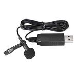 Andoer USB Clip On Microphone Stereo Lapel Mic PC Computer Microphone, 150cm Cable Length