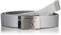 PUMA Golf 2019 Men's Reversible Web Belt (One Size), Bright White