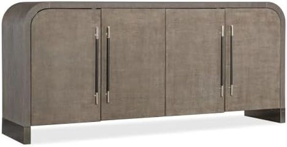 Hooker Furnishings Modern Mood One-Drawer Sideboard with Quartered Oak Veneer - Mink Brown