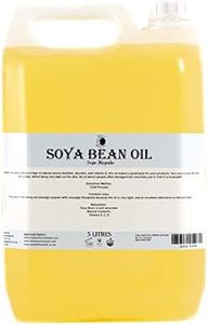 Mystic Moments | SOYA Bean Carrier Oil 5 litres - Pure & Natural Oil Perfect for Hair, Face, Nails, Aromatherapy, Massage and Oil Dilution Vegan GMO Free