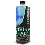 Spa Stain and Scale Control for Hot Tubs, Scale Metal & Stain Control for Hot Tubs, Prevent & Remove Stains in Hot Tubs with Our Hot Tub Water Softener & Spa Descaler Chemical | AquaDoc 32oz