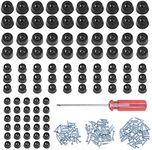 Mardatt 216 Pcs 4 Size Screw-on Rou