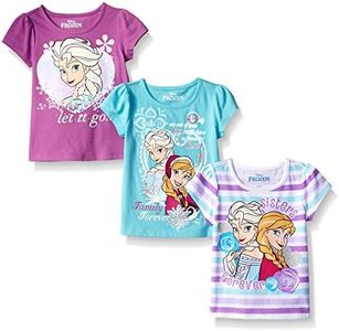 Disney Girls' Minnie Mouse 3-Pack T-Shirts, Purple, 2 Years