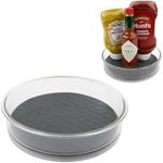 Spectrum Lazy Susan Organizer, Hexa Round Small (1-Pack) - Lazy Susan Turntable for Cabinet, Refrigerator, Pantry, Table, & Shelf - Rotating & Spinning Pantry Organization & Storage for Fridge