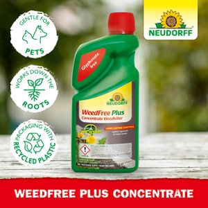 Neudorff WeedFree Plus Weed Killer Concentrate, 1020ml