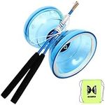 Toyvian 1 Set of Chinese Diabolos Chinese Yoyo Diabolo Professional Diabolo Chinese Diabolo Toy for The Elderly Children