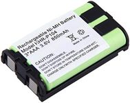 Battery for Panasonic HHR-P104 HHR-P104A HHRP104 Cordless Phone