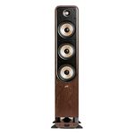 Polk Audio Signature Elite Es60 Tower Speaker -Hi-Res Audio Certified & Dolby Atmos & Dts:X 1" Tweeter & Three 6.5"Woofers,Power Port Technology For Effortless Bass,Contemporary,Walnut,Single-Wired