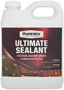 Nanotech Surface Solutions Ultimate Sealant - Water Repellent, Penetrative Natural Look Sealer - for Concrete, Pavers, Clay, Stone, Masonry - Easy to Use - Fast Curing, 1 Quart (32 Oz.)
