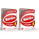 Complan Nutri Gro Chocolate Powder - 200 Gm (Pack Of 2)