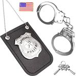 HAPTIME Police Badge, American Flag