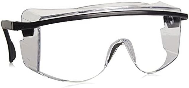 Uvex S2500C Astrospec OTG 3001 Safety Eyewear, Black Frame, Clear UV Extreme Anti-Fog Lens
