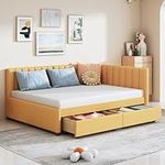 Merax Upholstered Daybed with 2 Sto