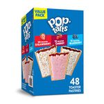 Pop-Tarts Giant Variety Pack 48 Ct - 2.3 Kg (Strawberry, Cherry & Blueberry)