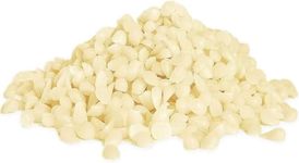 White Organic Natural Beeswax Granules 5lb(80 OZ) - Bulk beeswax granules for craft lovers to DIY beeswax making handmade candles, lipsticks, soaps and creations