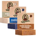 Dr. Squatch Natural Men’s Bar Soap - Cold Process Body Soap Bar with Natural Oils - Gifts for Men - Birchwood Breeze, Fresh Falls, Wood Barrel Bourbon (142g, 3 pack)