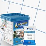 Delgon Laticare Premium Epoxy Grout for Tiles EG-100 (5kg) (Aqua Blue - 56)