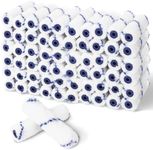 PinStone 4 Inch Microfiber Paint Roller Covers, 1/3" Nap, 60 Pack, Use with All Paints and Stains, Small Paint Roller Naps, Mini Rollers for Walls, House Painting Supplies