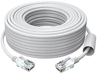 ZOSI Cat5e Ethernet Cable 100ft,High-Speed RJ45 Network Cable for PoE Security Cameras,PoE IP Cameras,NVR,PoE Switch,Router,PC,Modem,Server,Computer,Internet,Waterproof,Indoor Outdoor(30m)