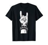 Let's Rock Devil Salute French Fries Fork Metalhand & Roll T-Shirt