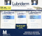 Lubriderm Daily Moisture Lotion Value Pack 2/24oz + 1/6oz = Total of 54 Oz