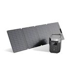 EF ECOFLOW Solar Generator DELTA 2 with 160W Solar Panel, LFP(LiFePO4) Battery, Fast Charging, Portable Power Station for Home Backup Power, Camping & RVs