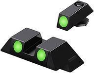 Feyachi NS16 Night Sights Glow in The Dark for Glock Pistol 17 17L 19 26 27 33 34 38 39, NO TRITIUM