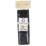 Premium Black Squid Ink Artisanal Spaghetti Pasta - 500g (1.1 lb) | Imported from Italy, Three Ingredients - The Finest Durum Semolina Wheat, Squid Ink, & Water, by Le Bonta' Del Casale