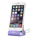 Belkin E9M004-PUR MIXIT Charge and Sync Dock with Lightning Cable Connector foriPhone 6/6 Plus, iPhone SE, iPhone 5/5S/5c and iPod Touch 5th Gen, Purple