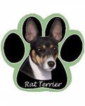 E&S Pets Rat Terrier Dog Non Slip Paw Shaped Mouse Pad