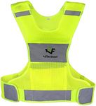 Flectson Reflective Vest for Running or Cycling (Women and Men, with Pocket, Gear for Jogging, Biking, Motorcycle, Walking)(Large)