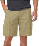 Cargo Shorts for Men 5 Inch Inseam Lightweight Quick Dry Casual Work Summer Outdoor Hiking Golf Active Wear Multi Pocket 02# Khaki Small